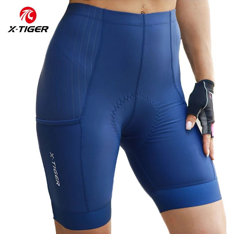Mountain Biking Shorts Women - X-Tiger الدراجات السراويل الدراجة الجوارب برو