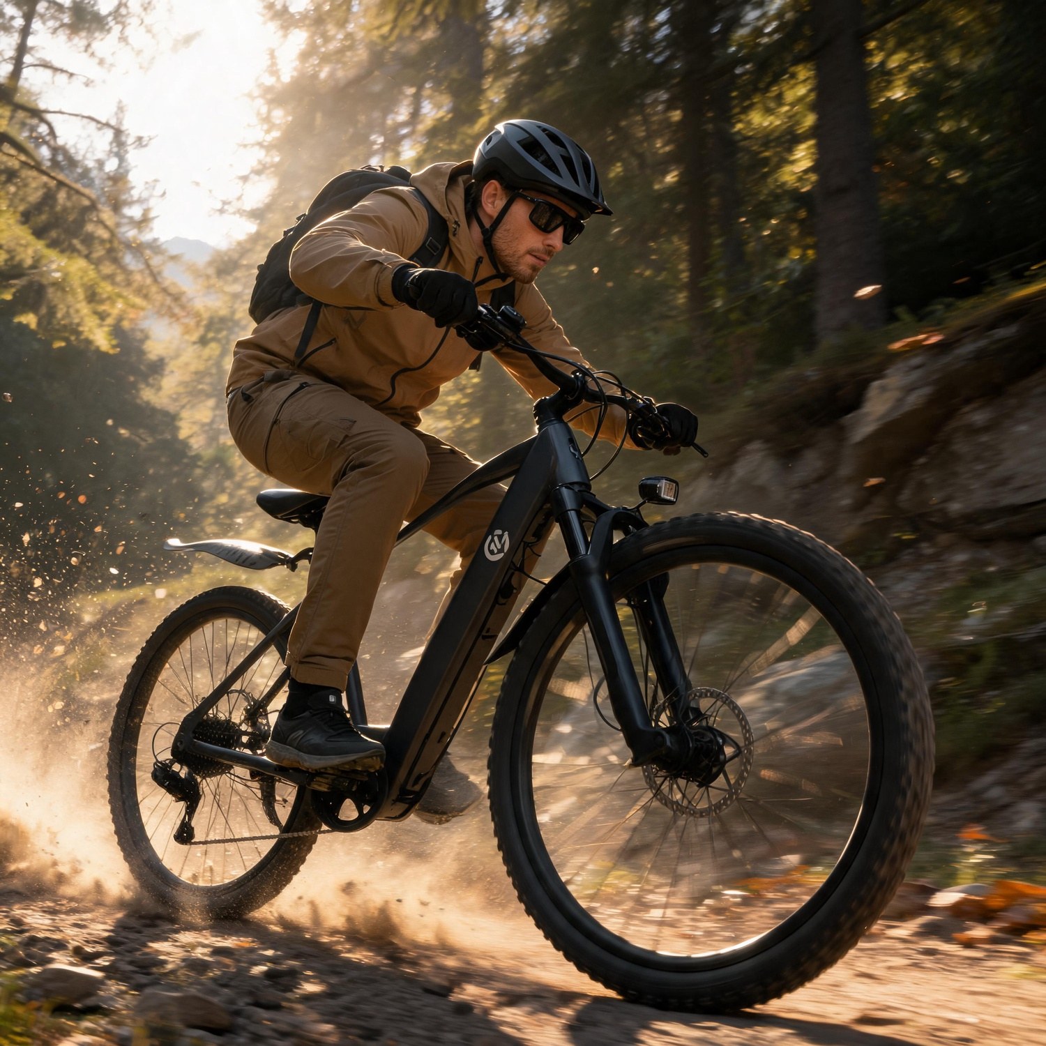 Mountain Biking Track - دراجة جبلية كهربائية، تعليق كامل، محرك