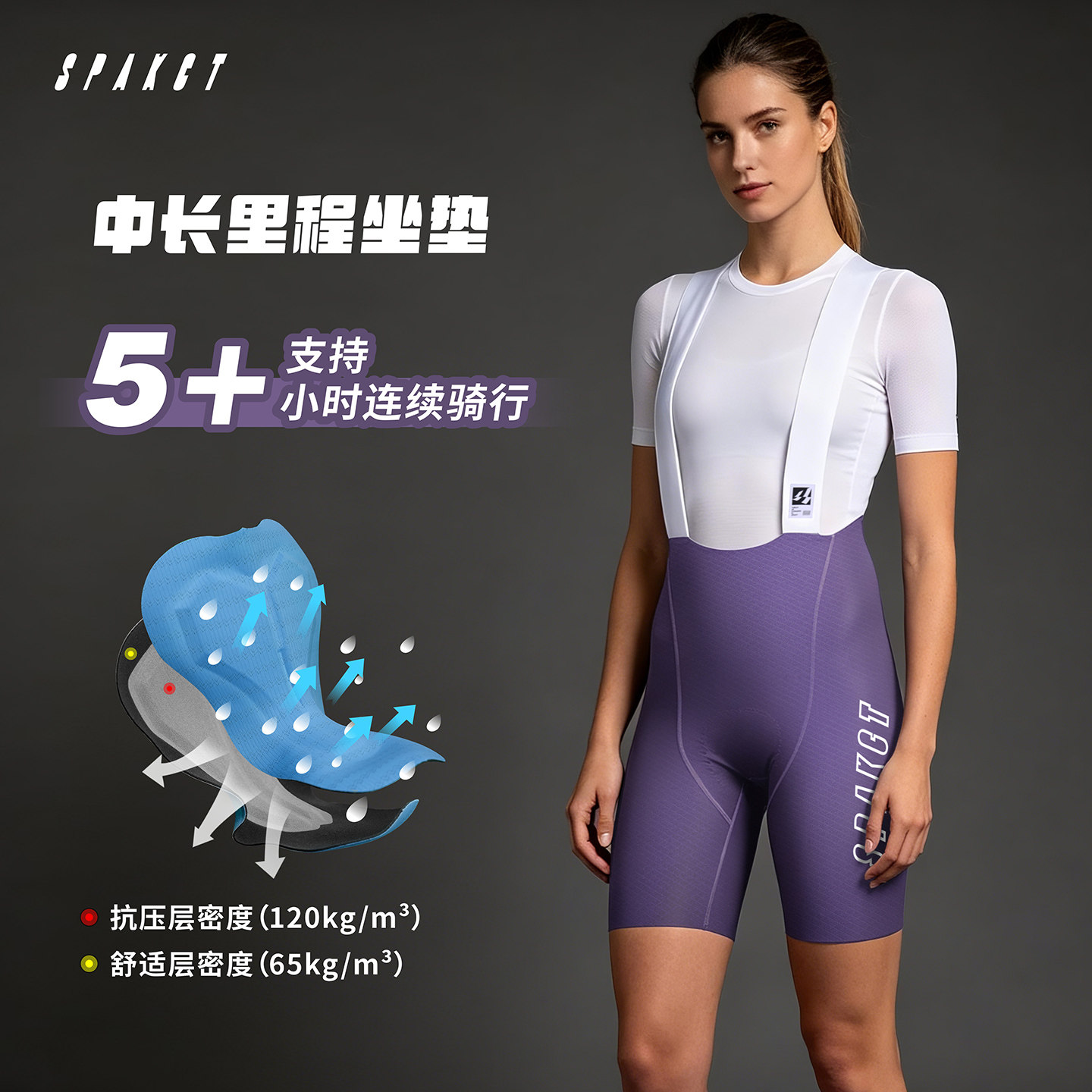 Mountain Biking Shorts Women - شورت نسائي للدراجات الهوائية من Spaceteen