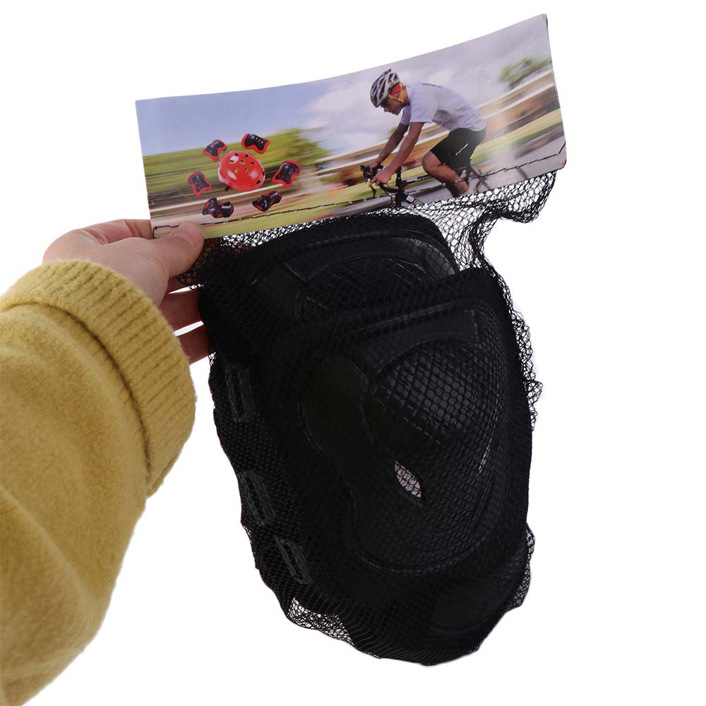 طقم حماية للتزلج مكون من 6 قطع - مراجعة Mountain Biking Knee Pads وسعره