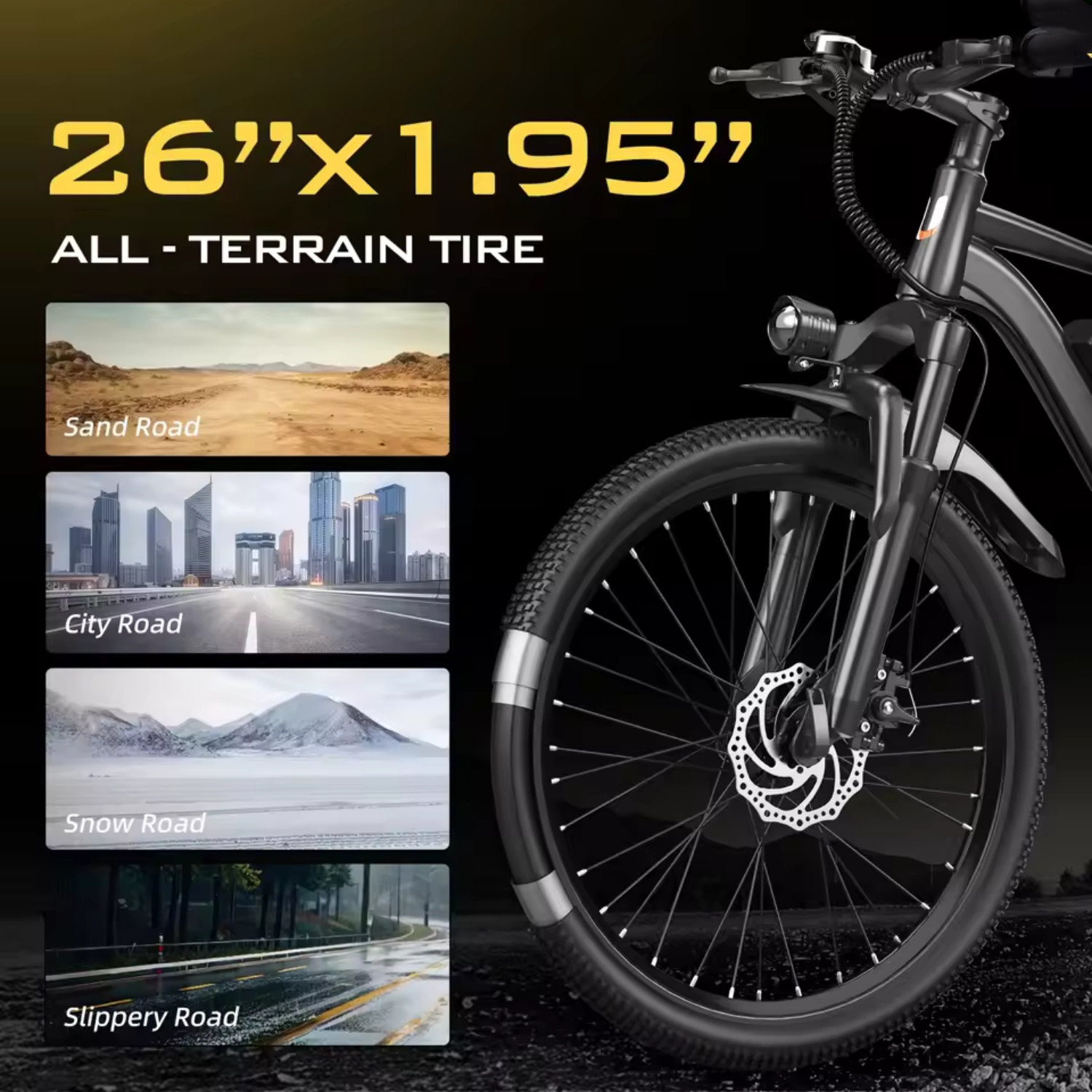 دراجة جبلية كهربائية، تعليق كا - مراجعة Mountain Biking Track وسعره