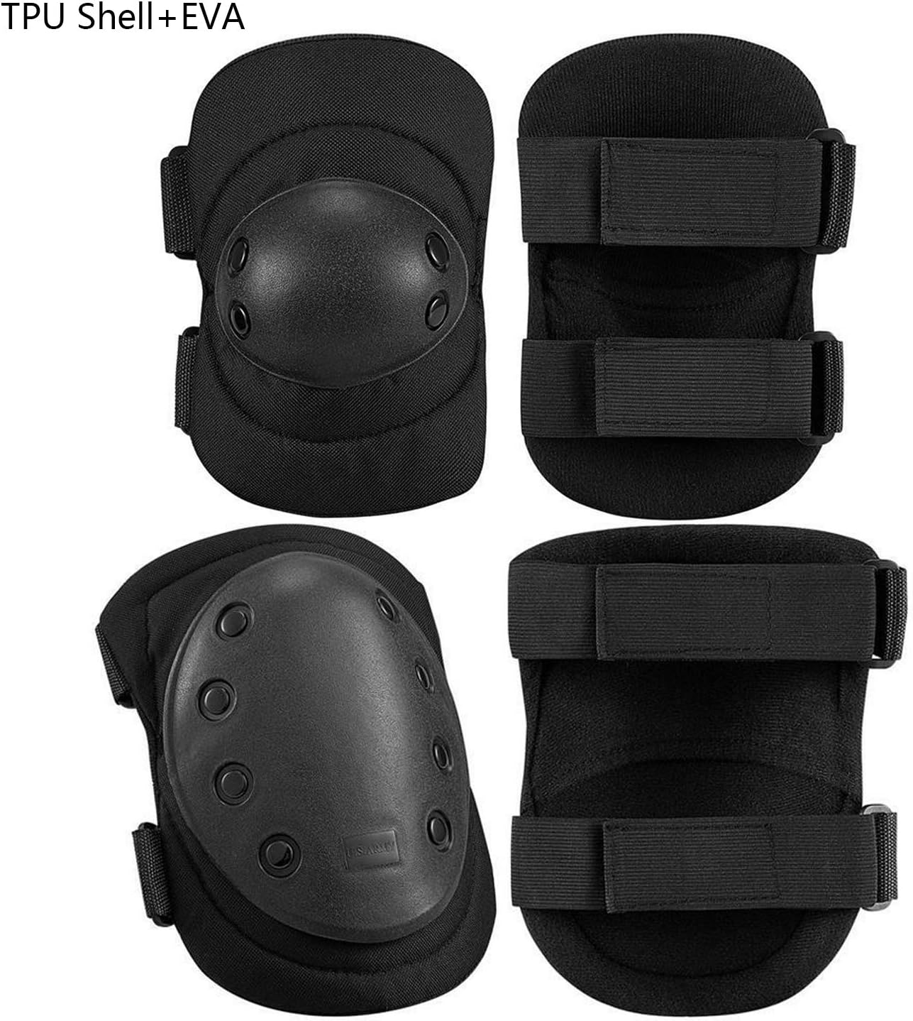 العسكرية التكتيكية الركبة وساد - مراجعة Mountain Biking Knee Pads وسعره