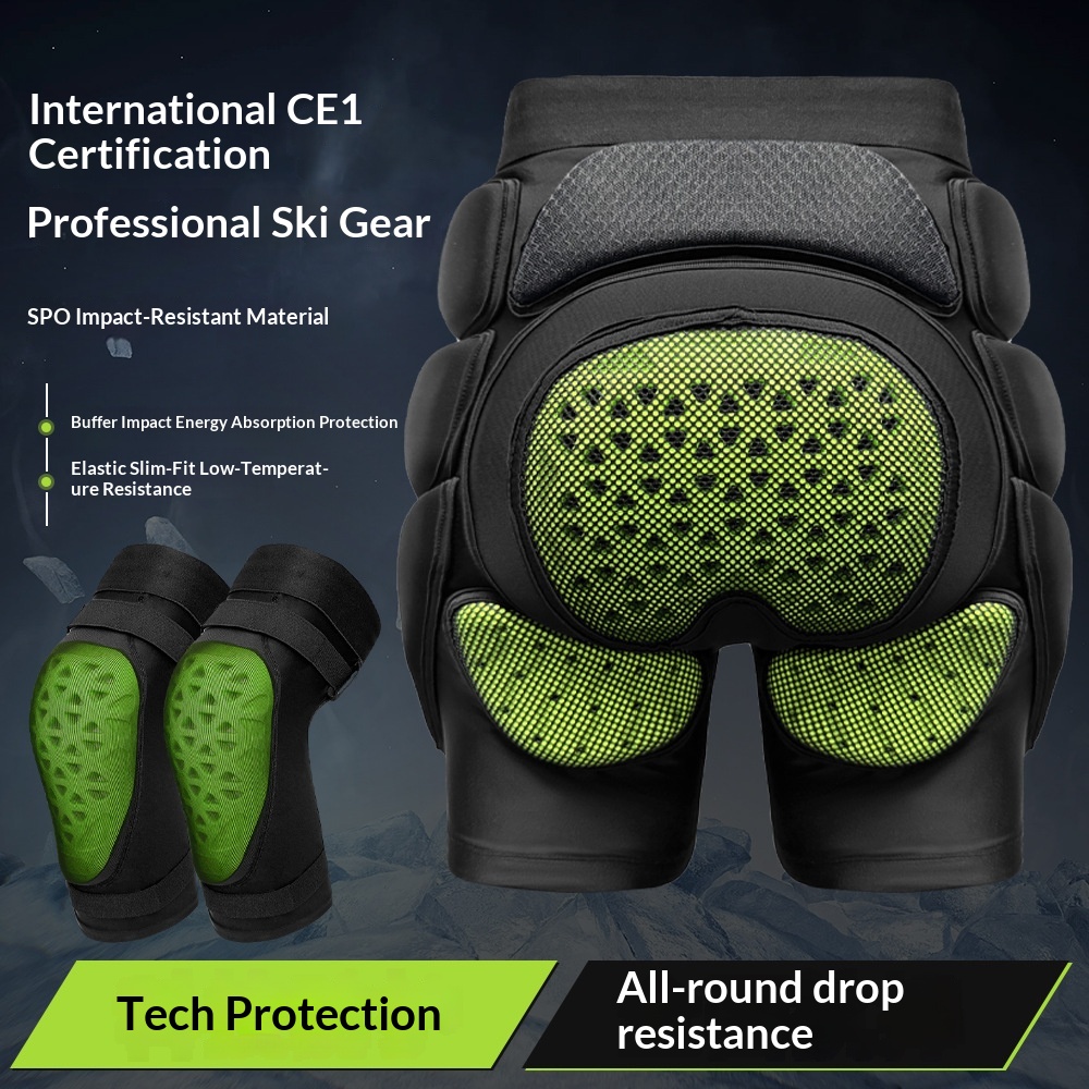 ESA واقي الورك للتزلج ممتص للص - مراجعة Mountain Biking Knee Pads وسعره