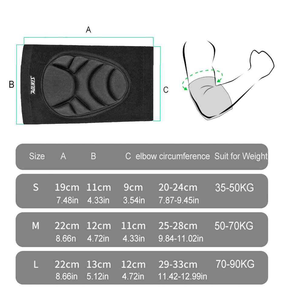 AOLIKES 1 زوج وسادات الكوع حام - مراجعة Mountain Biking Knee Pads وسعره
